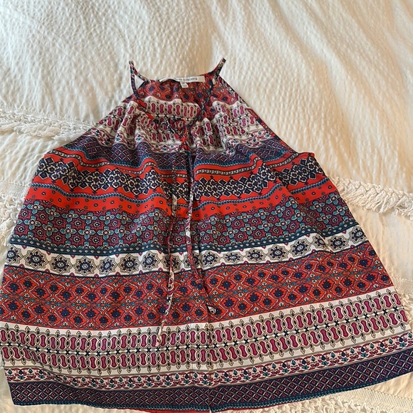Colorful Patterned Halter Top - Picture 1 of 4